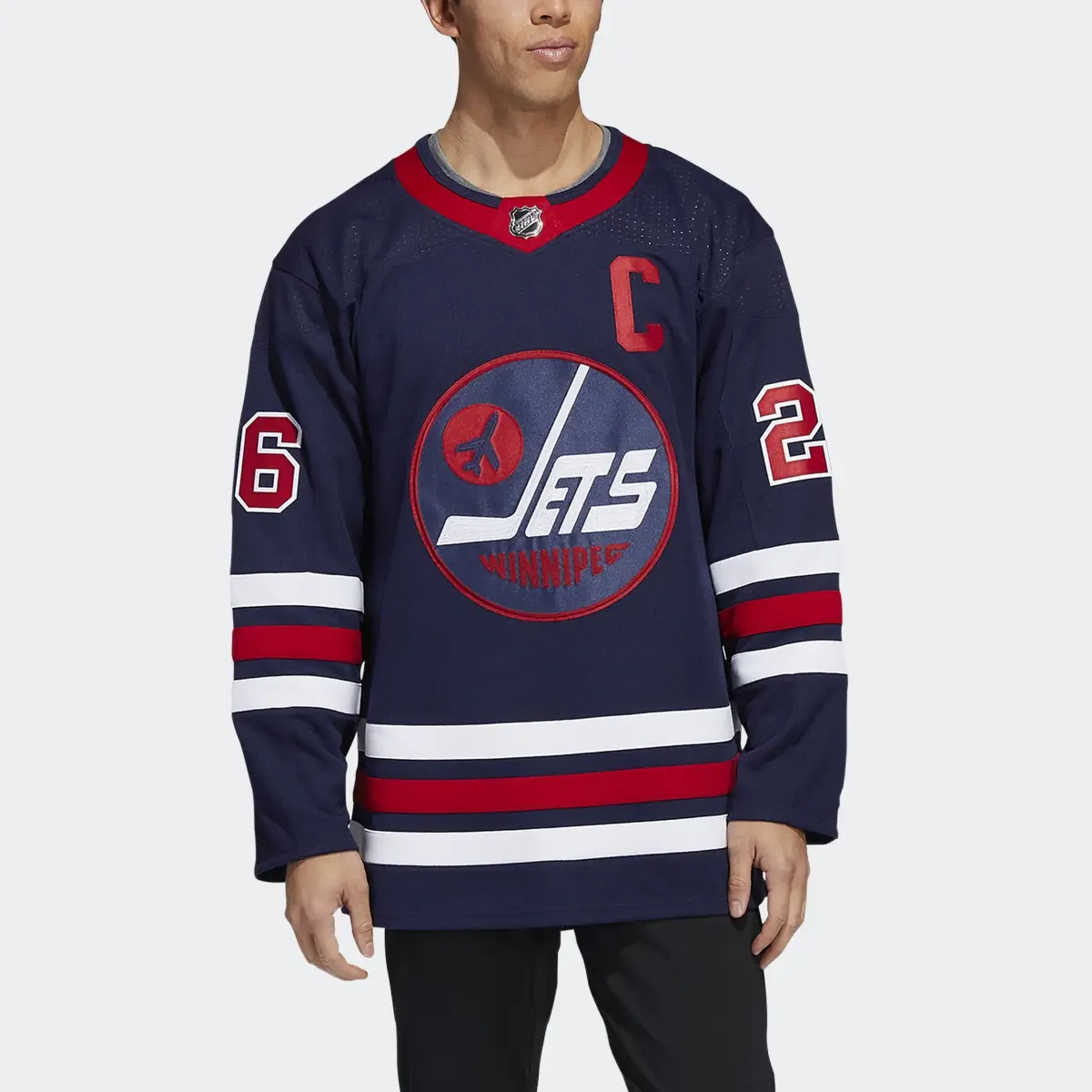 Adidas Jets Wheeler Third Authentic Jersey. 1