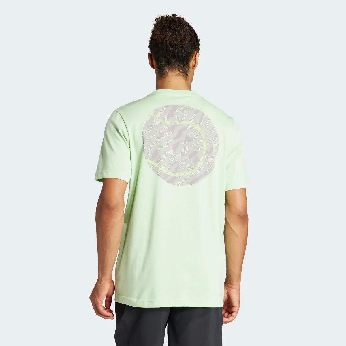 Adidas AEROREADY Tennis Ball Slam Graphic Tee. 3