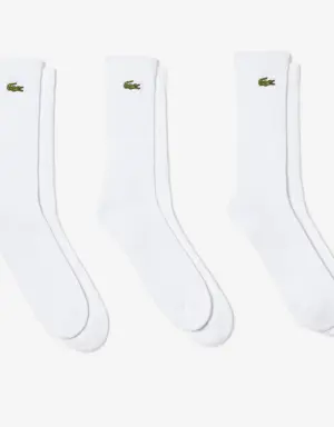 Lacoste Men's SPORT High-Cut Socks 3-Pack