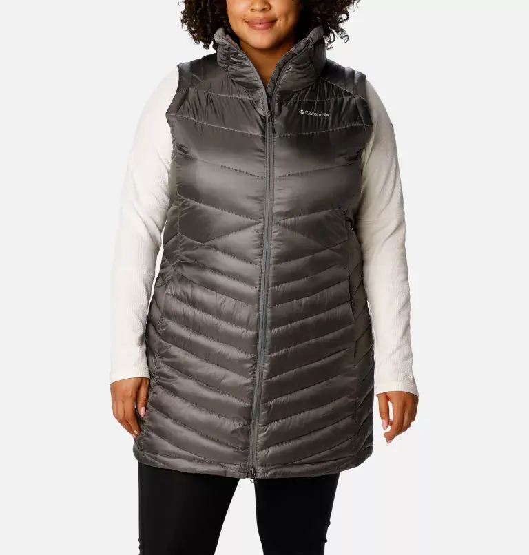 Columbia Women's Joy Peak™ Long Vest - Plus Size. 1