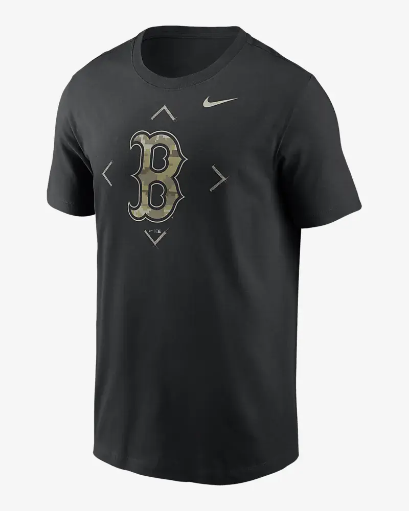 Nike Boston Red Sox Camo Logo. 1