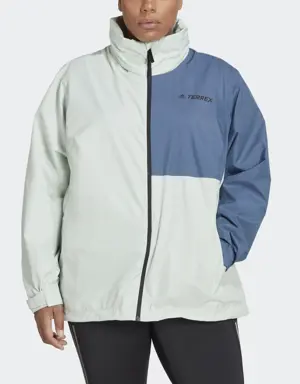 Adidas Terrex Multi RAIN.RDY Two-Layer Rain Jacket (Plus Size)