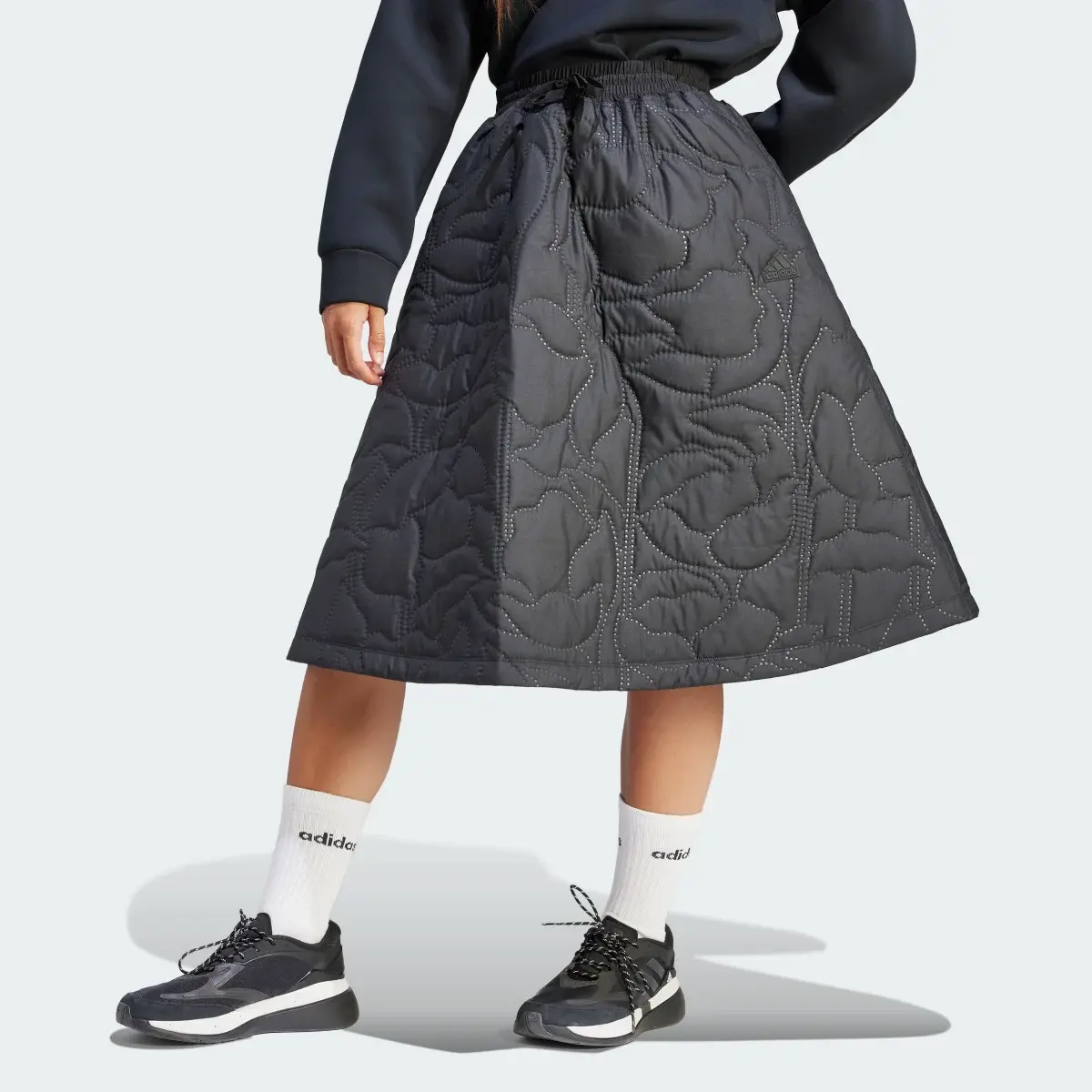 Adidas City Escape Quilted Skirt. 1