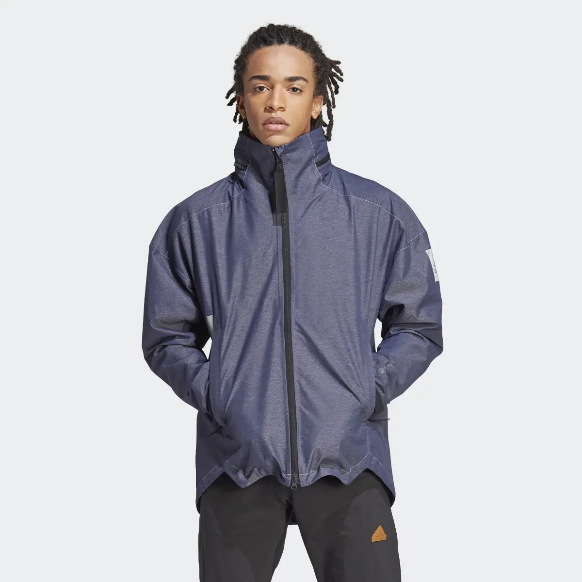 Adidas MYSHELTER RAIN.RDY Denim Jacket. 2