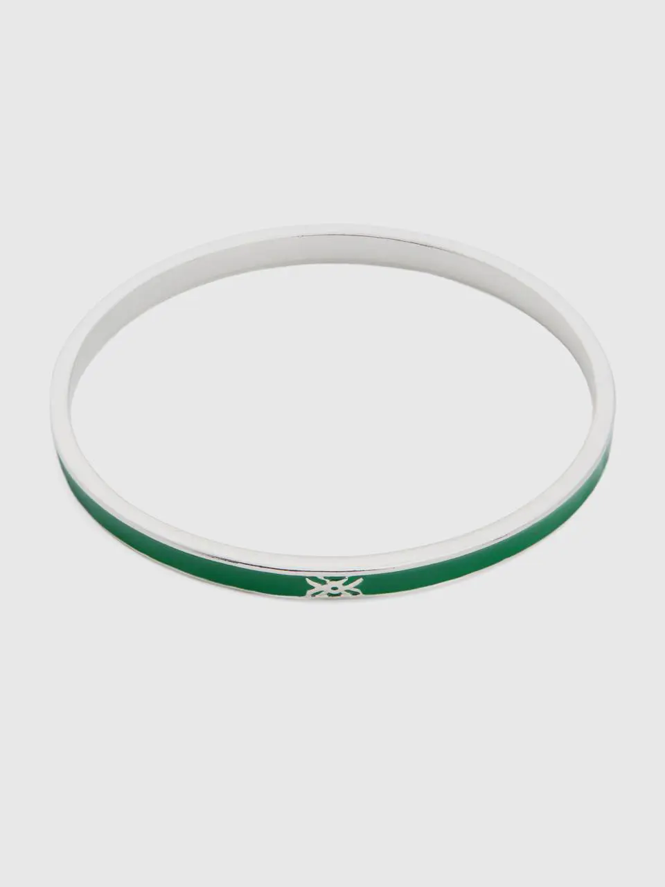 Benetton thin green bangle bracelet. 1
