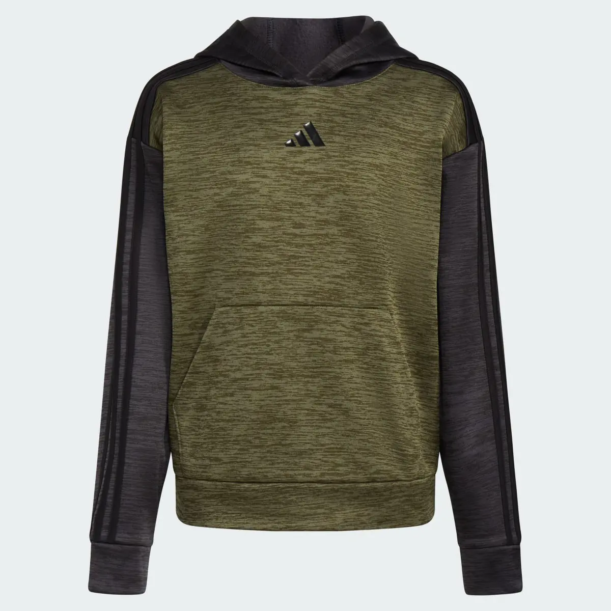 Adidas Long Sleeve Game and Go Mélange Pullover Hoodie. 3