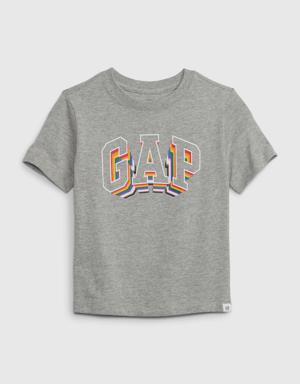 Toddler Gap Rainbow Logo T-Shirt gray
