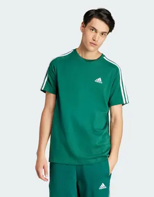 Adidas Essentials Single Jersey 3-Stripes T-Shirt. 2 Adidas Essentials Single Jersey 3-Stripes T-Shirt. 2