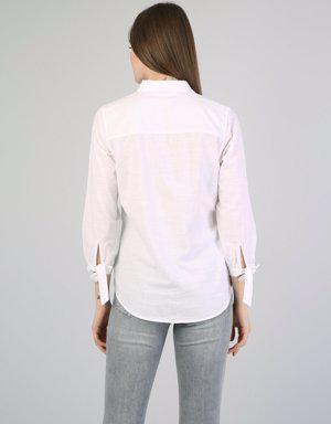 Beyaz Uzun Kol Gömlek