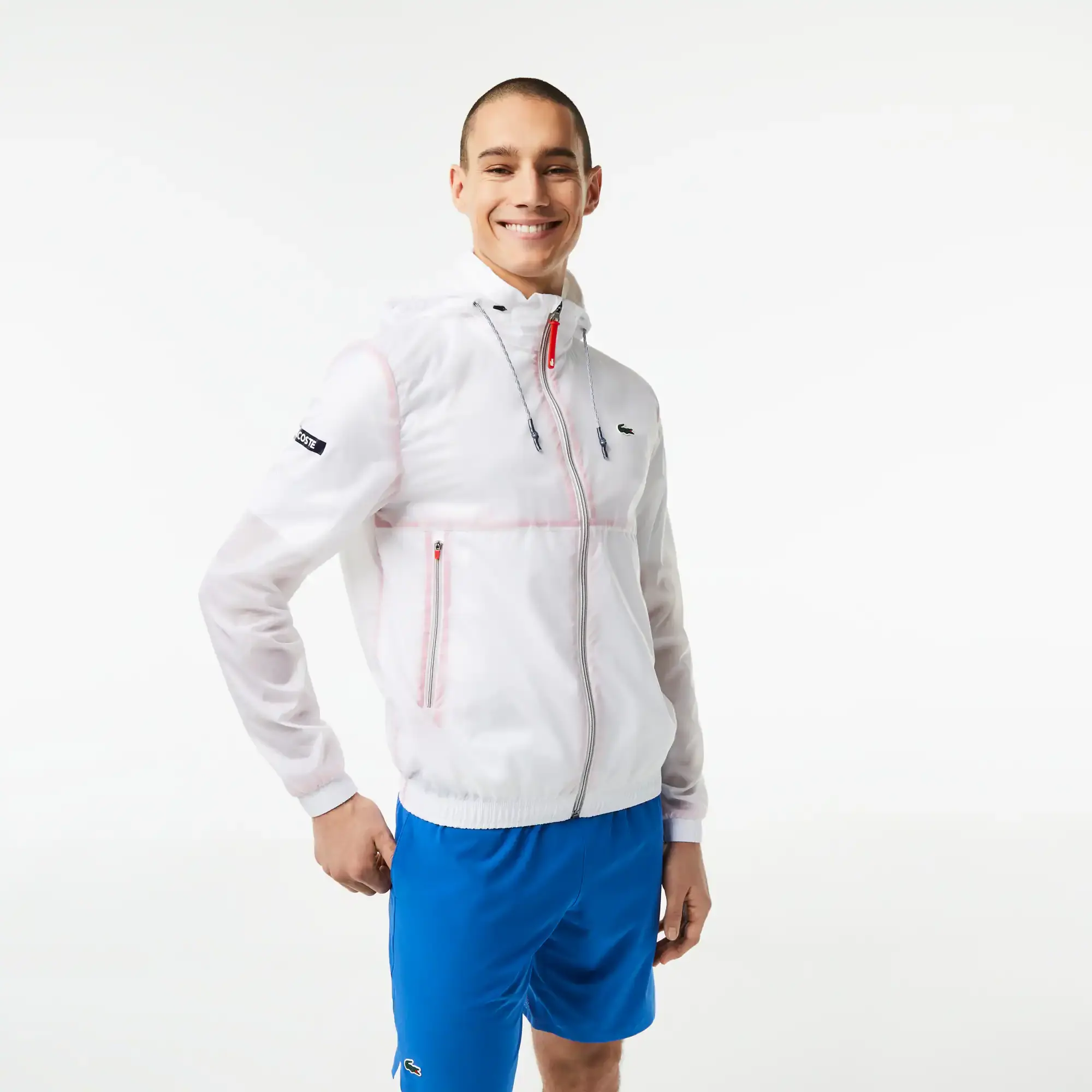 Lacoste Men’s Lacoste Tennis x Novak Djokovic Zip-Up Jacket. 1 Lacoste Men’s Lacoste Tennis x Novak Djokovic Zip-Up Jacket. 1