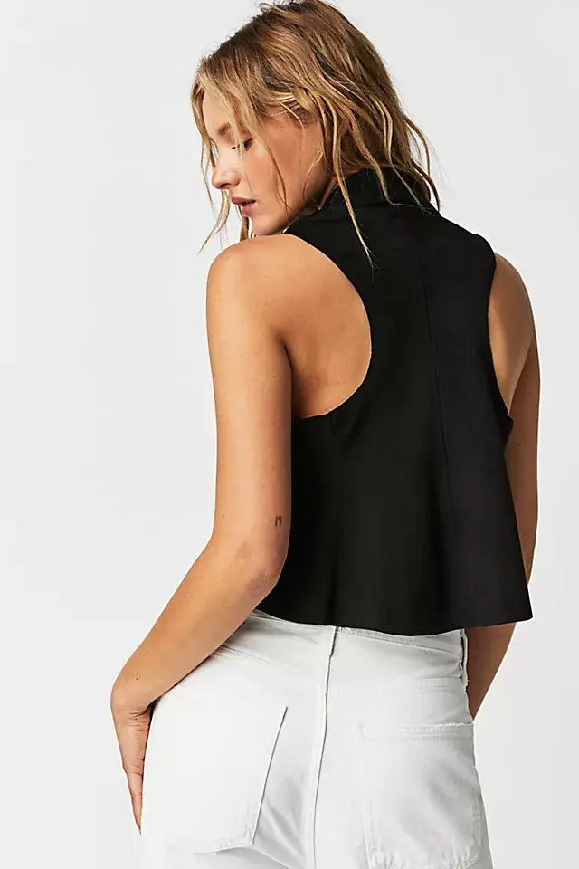 Free People Lacey Vegan Suede Vest. 3