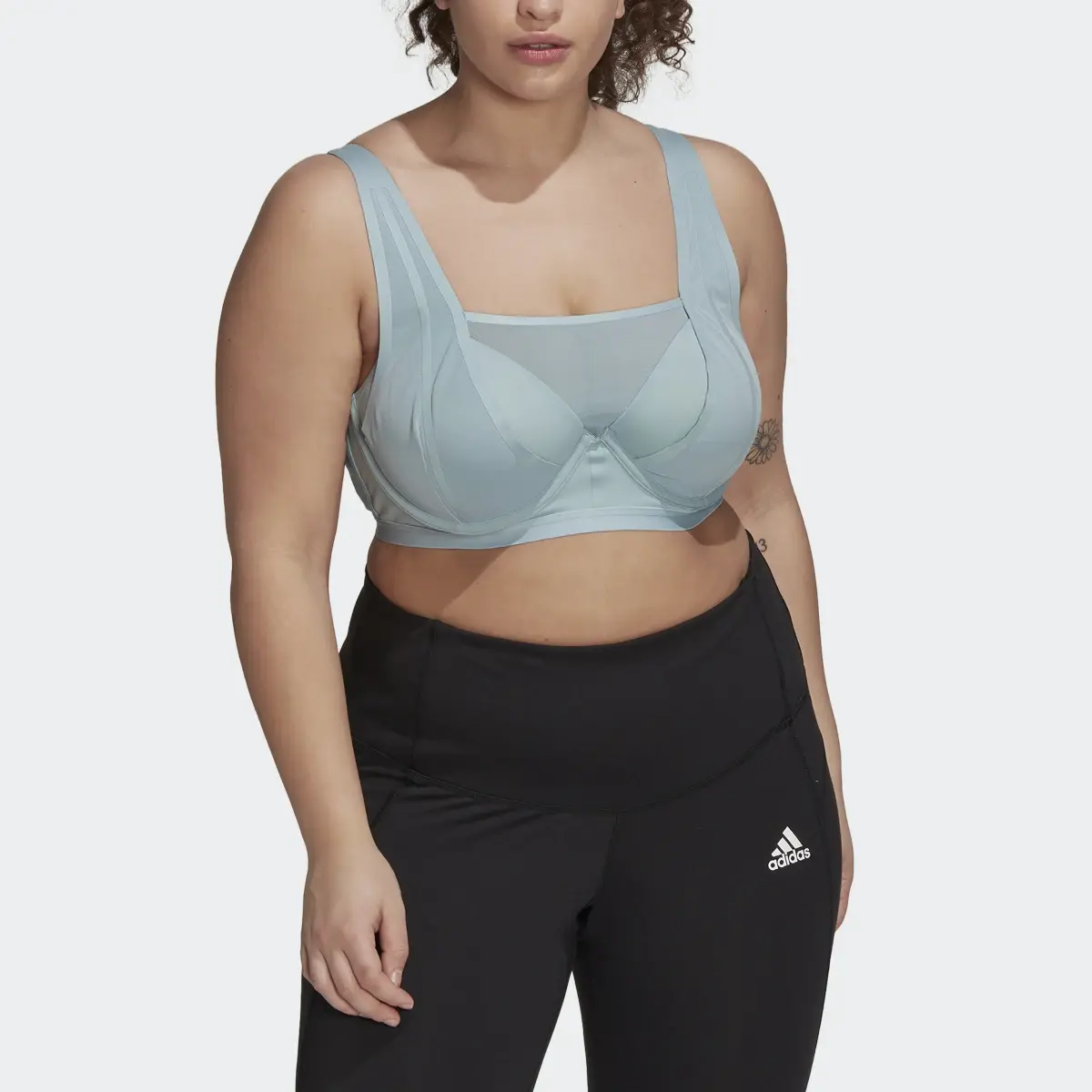 Adidas TLRD Impact Luxe Training High-Support Bra (Plus Size). 1