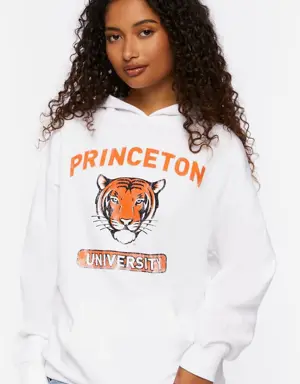 Forever 21 Princeton Graphic Hoodie White/Multi