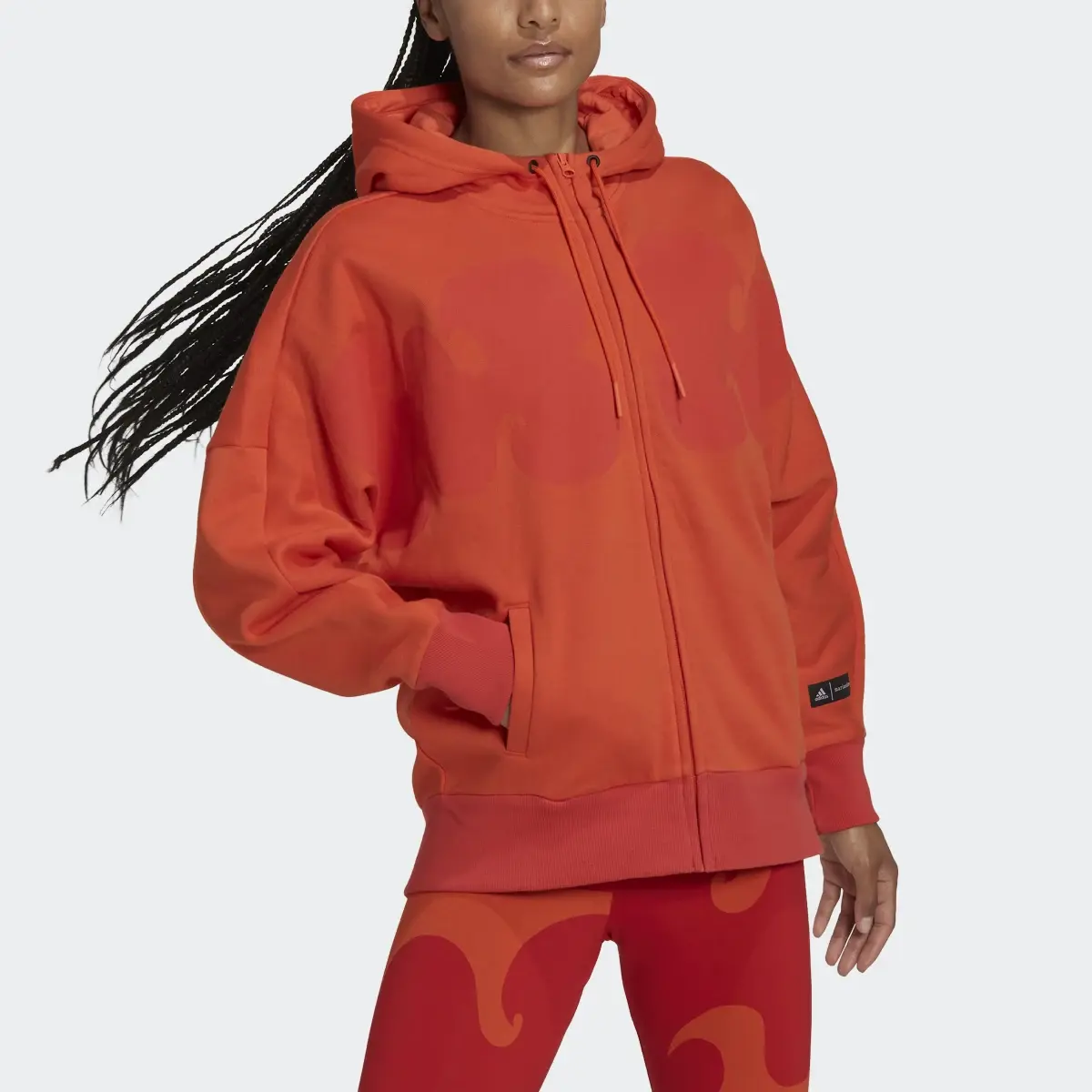 Adidas Giacca da allenamento Marimekko Hooded. 1