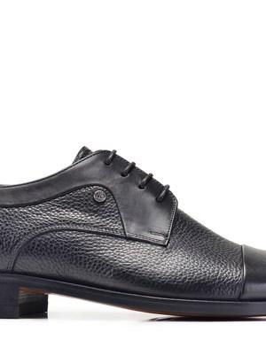 Siyah Klasik Bağcıklı Kösele Erkek Ayakkabı -10341-