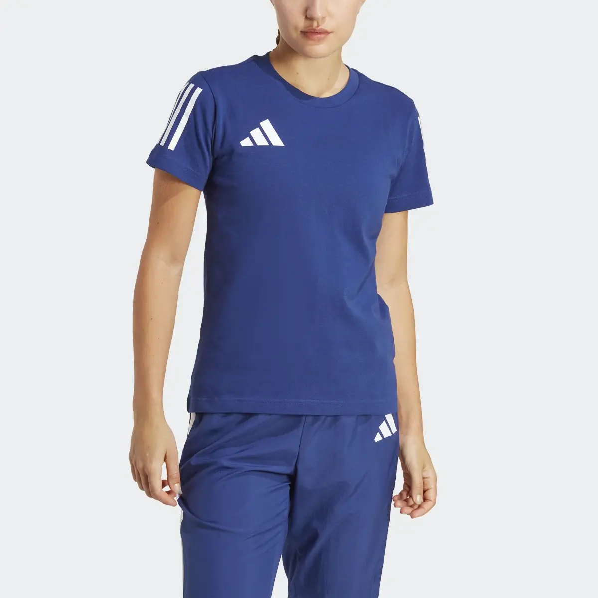 Adidas France Cotton Graphic T-Shirt. 1