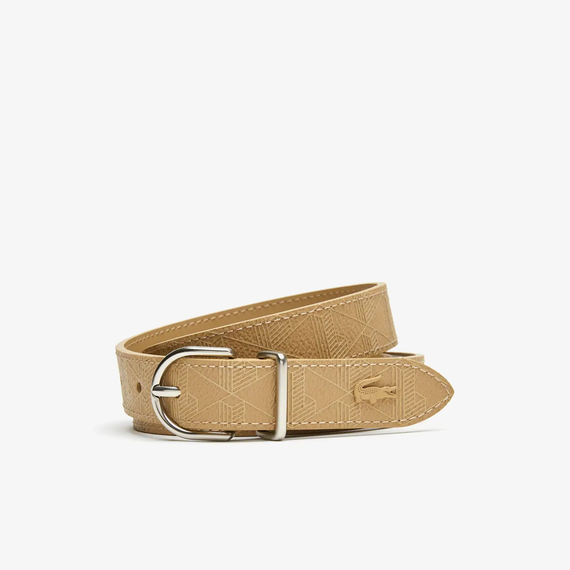 Lacoste Women's Monogram Canvas Tongue Buckle. 1 Lacoste Women's Monogram Canvas Tongue Buckle. 1