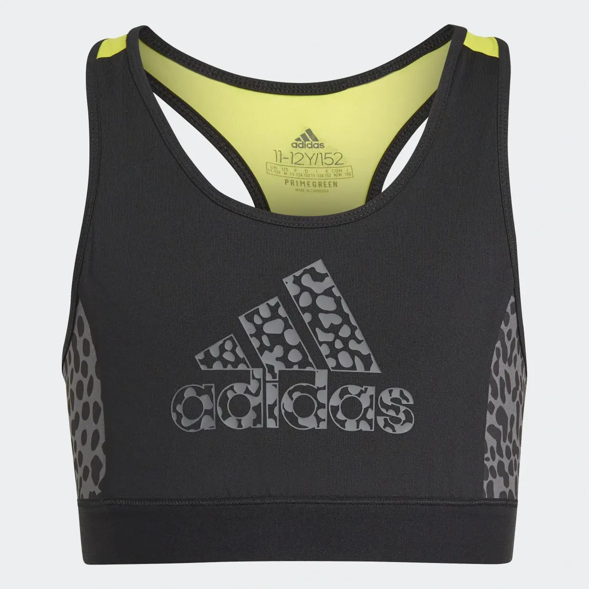 Adidas Top sujetador adidas Designed To Move Leopard. 1