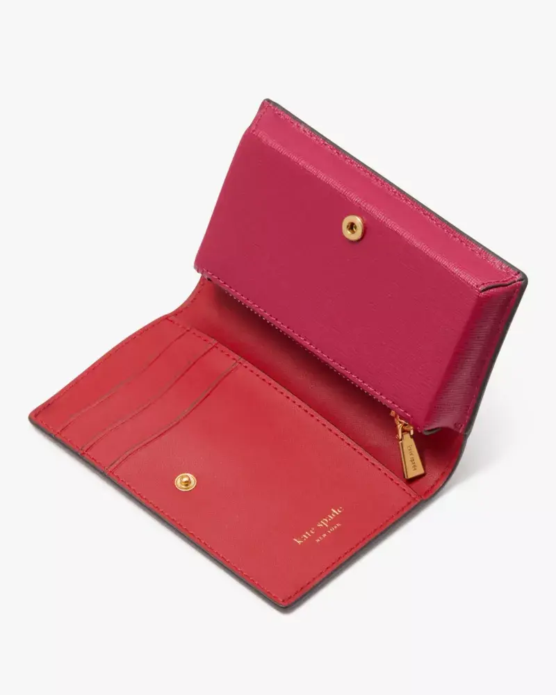 Kate Spade Pitter Patter Small Bifold Snap Wallet. 2