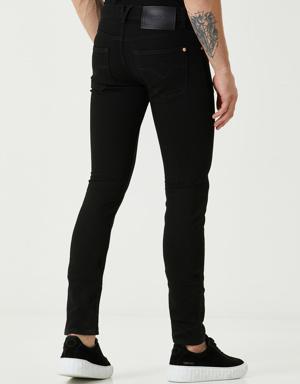 Skinny Fit Siyah Jean Pantolon
