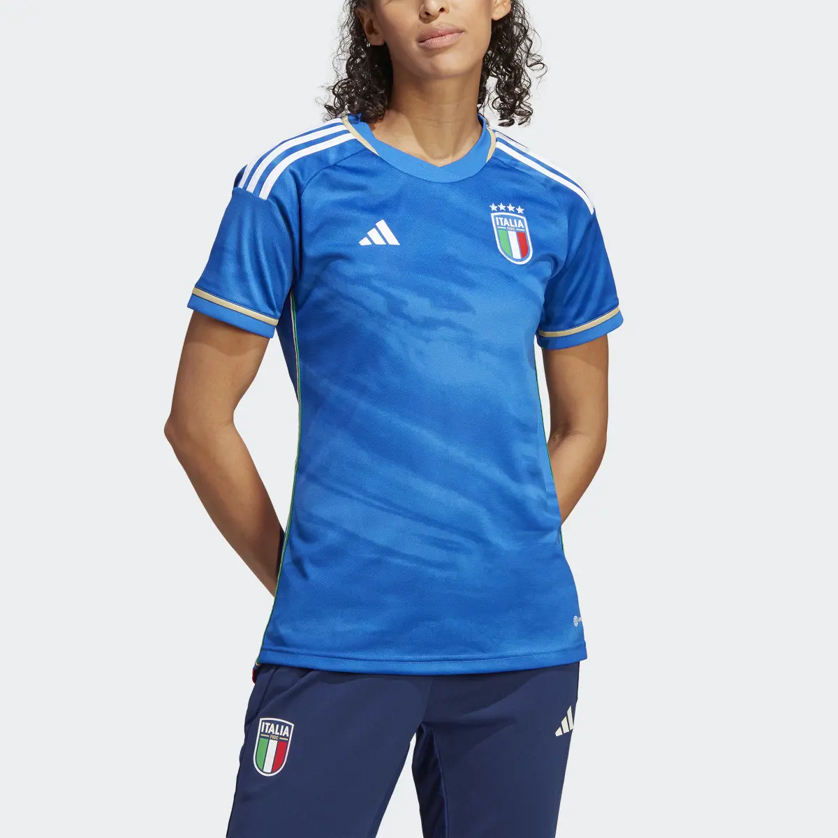 Adidas Italy 23 Home Jersey. 1