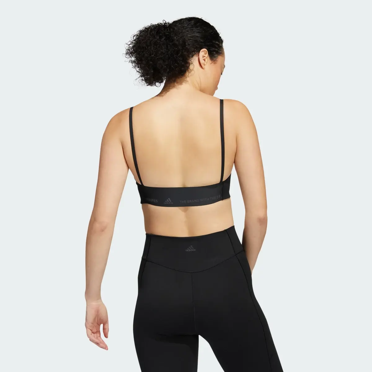 Women's Yoga Studio Light Support Sports Bra, adidas