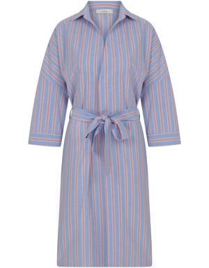 Striped Print Summer Robe Dress