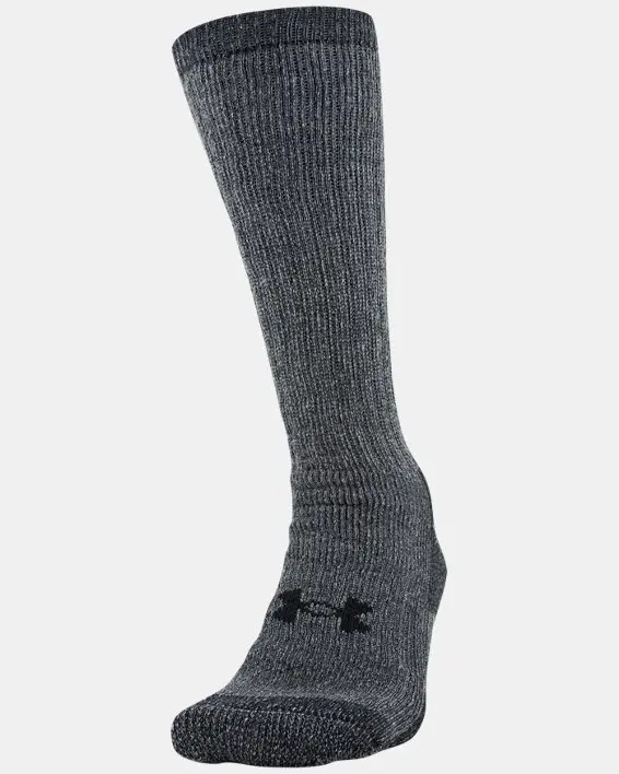 Under Armour Unisex UA Charged Wool Boot Socks - 2-Pack. 3