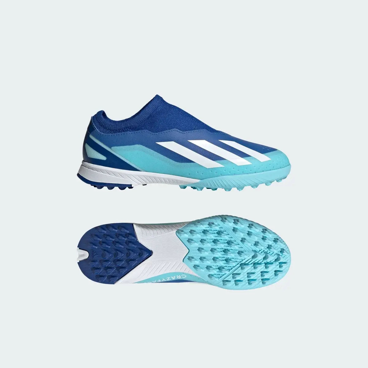 Adidas Zapatilla de fútbol X Crazyfast.3 Laceless moqueta. 1