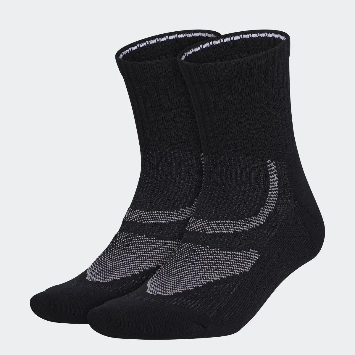 Adidas Superlite Performance Mid-Crew Socks 2 Pairs. 1