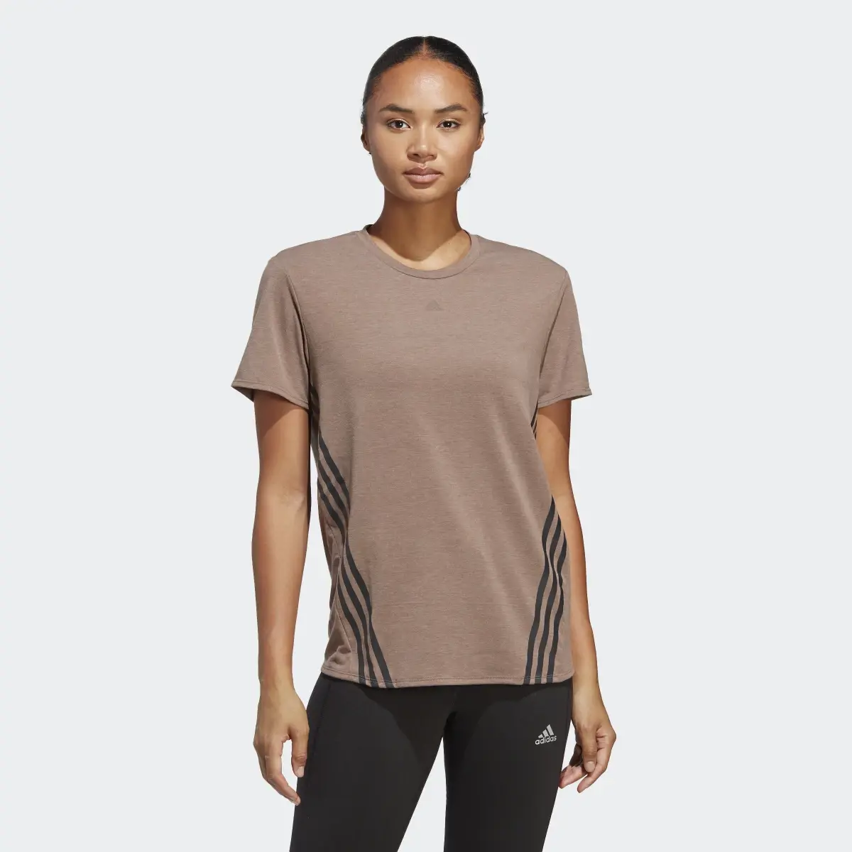 Adidas Train Icons 3-Stripes Tee. 2