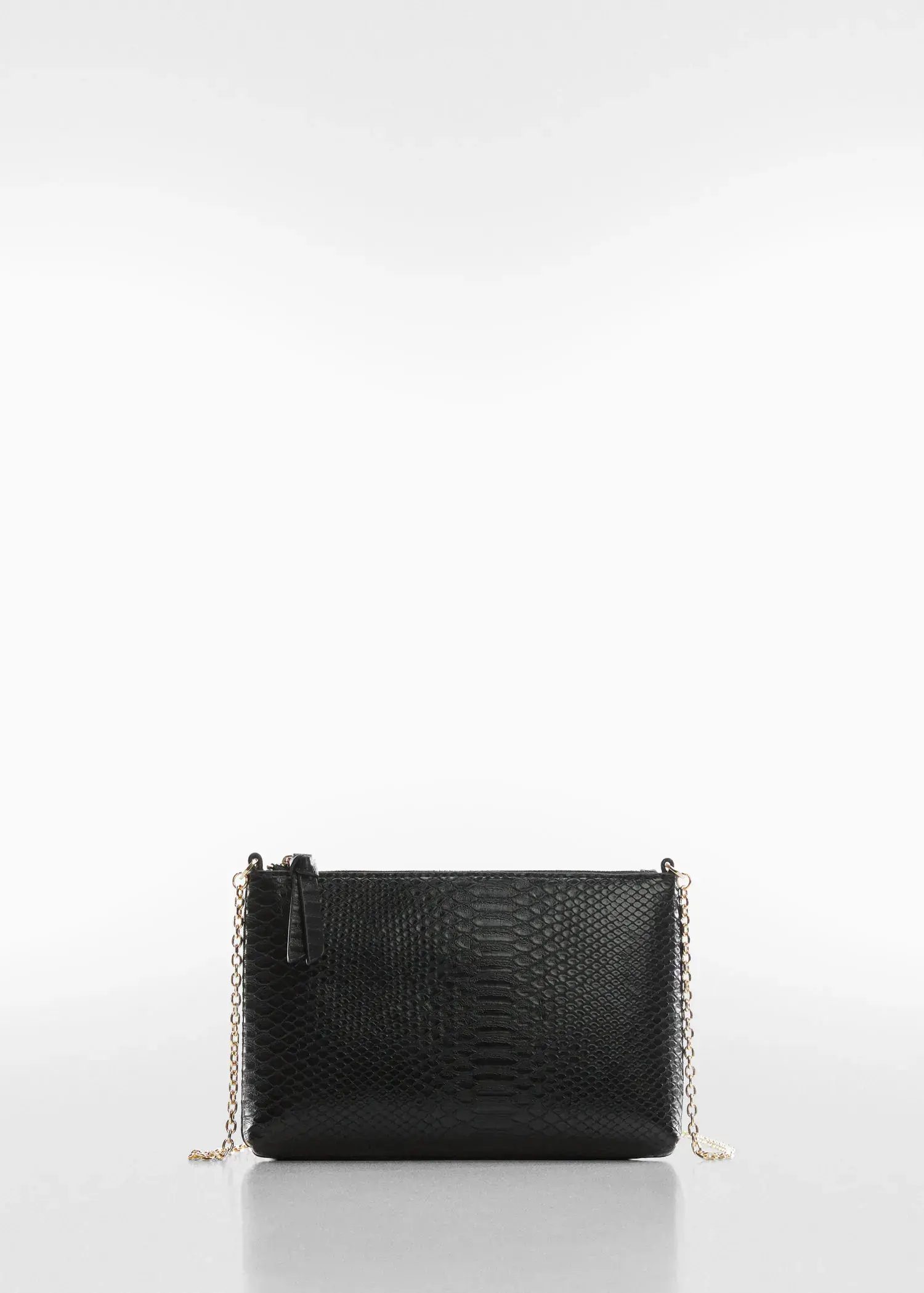 SOMETHING SPECIAL FAUX LEATHER PURSE IN BLACK