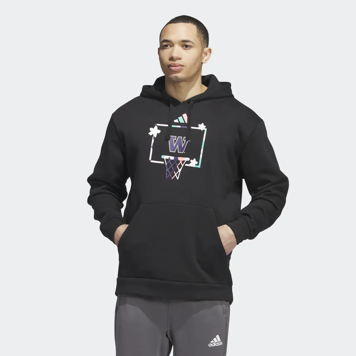 Adidas Huskies Fleece Hoodie. 2