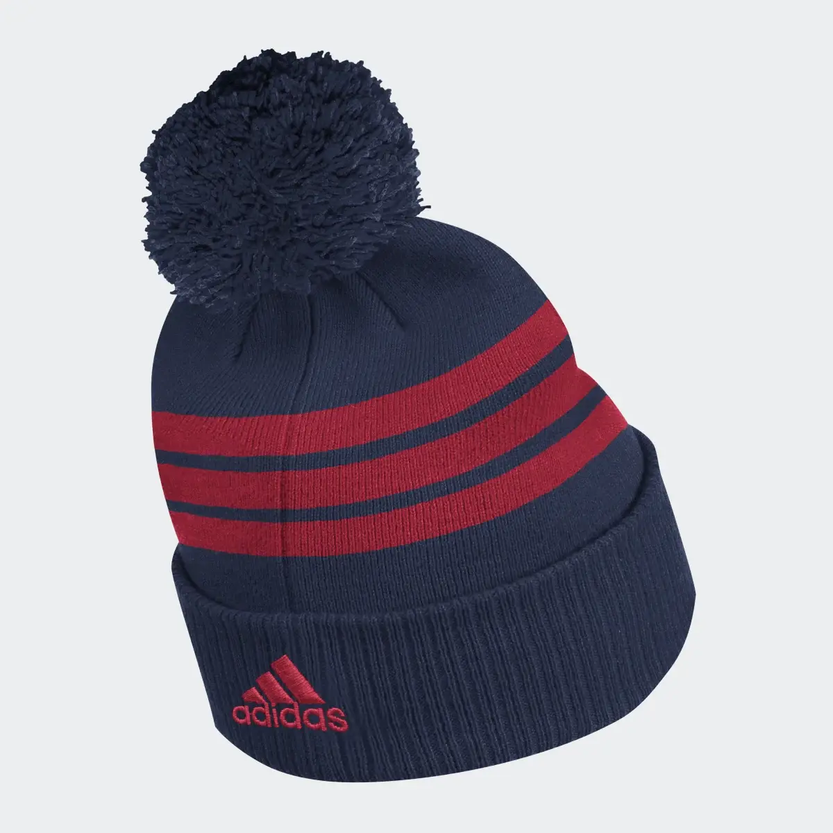 Adidas Canadiens Cuffed Pom Beanie. 3