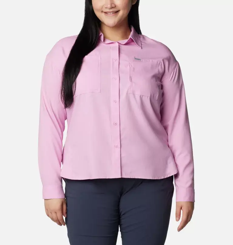 Columbia Women's Silver Ridge Utility™ Long Sleeve Shirt - Plus Size. 1