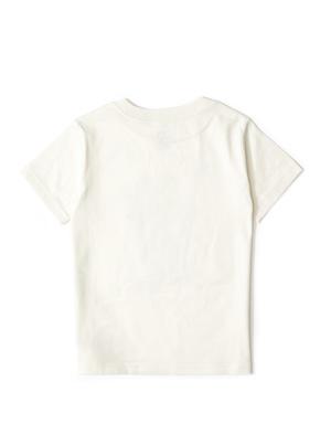 Beyaz Ayıcık Baskılı Erkek Çocuk T-shirt