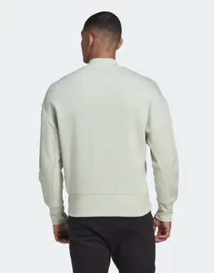 Adidas Studio Lounge Fleece Track Top. 3 Adidas Studio Lounge Fleece Track Top. 3