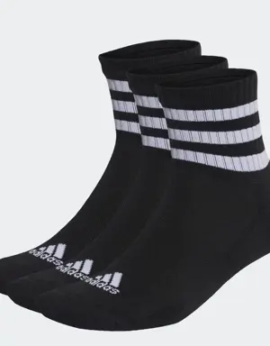 Adidas Chaussettes moletonnées mi-montantes à 3 bandes Sportswear (3 paires)