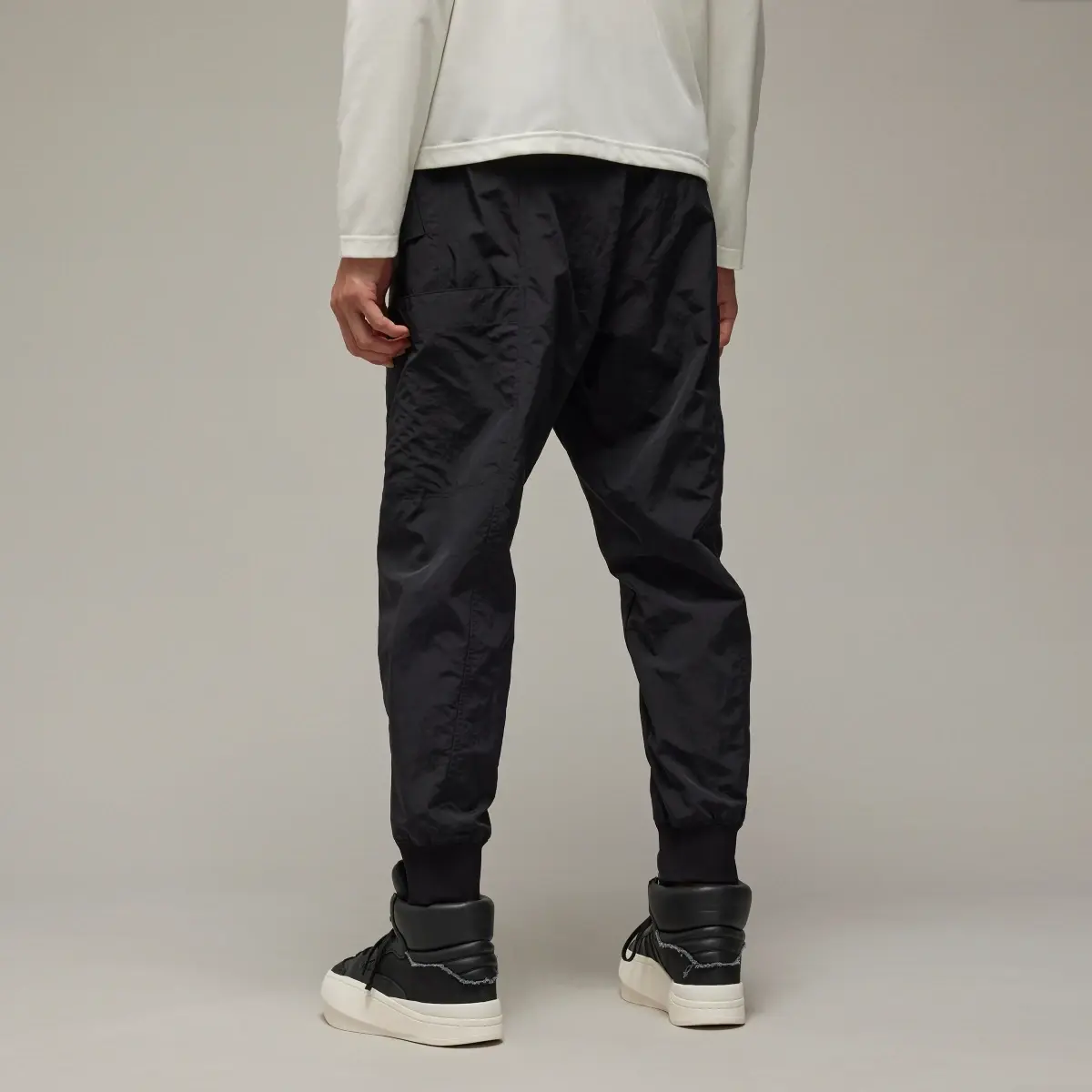 Adidas Y-3 Crinkle Nylon Cuffed Pants. 3
