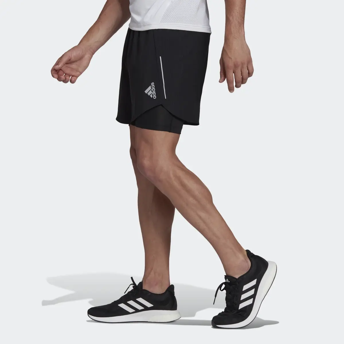 Adidas Designed 4 Running Two-in-One Shorts. 2