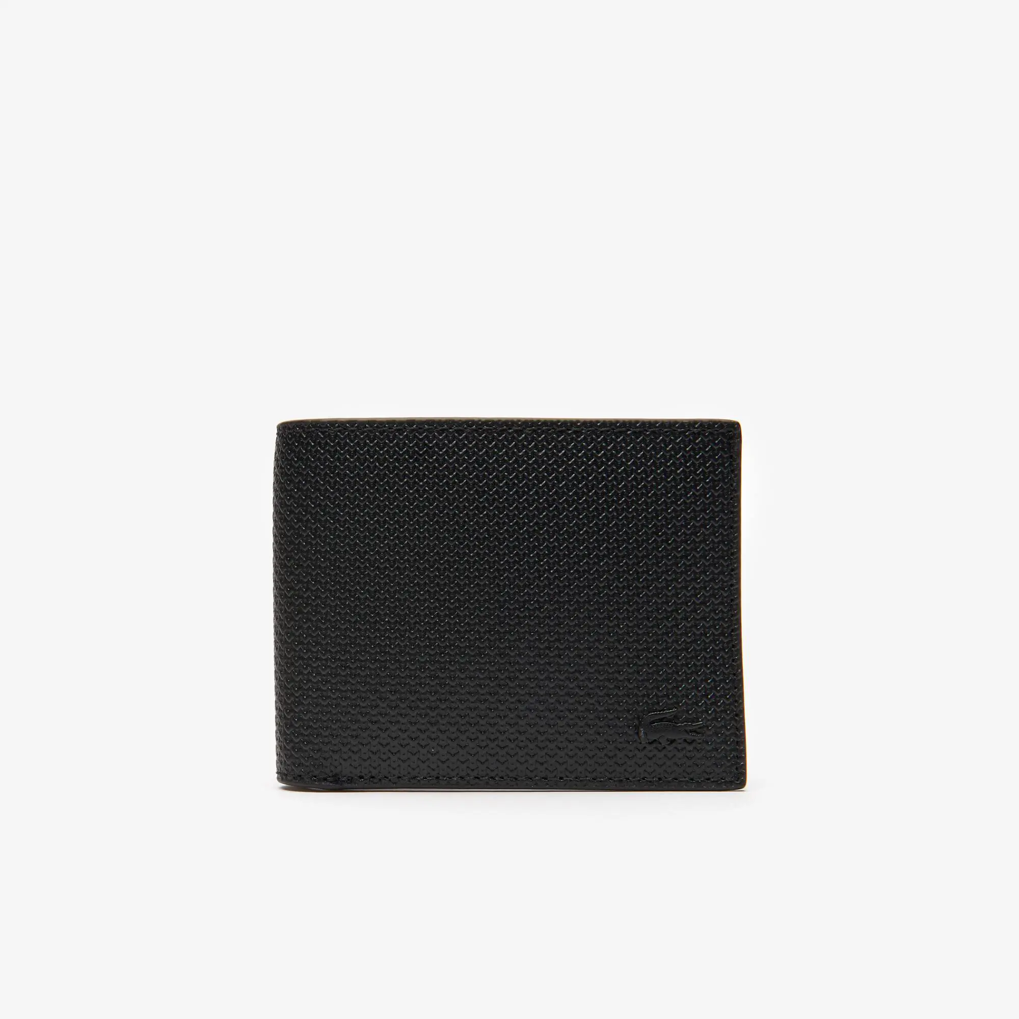 Lacoste Men's Chantaco Piqué Leather 3 Card Wallet. 1