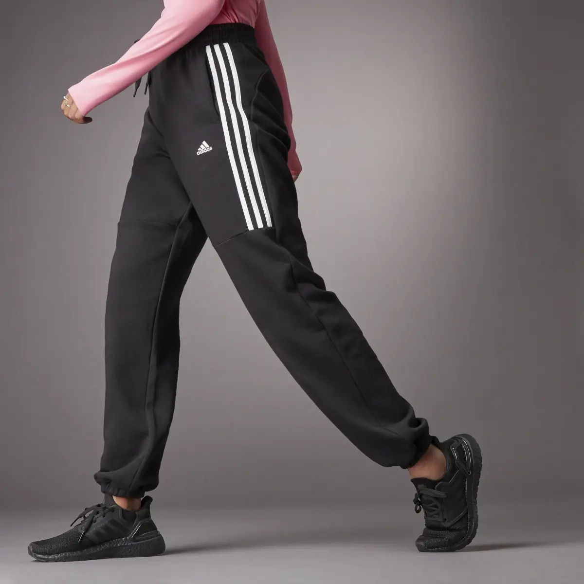 Adidas Hyperglam High-Rise Sweatpants ​. 1