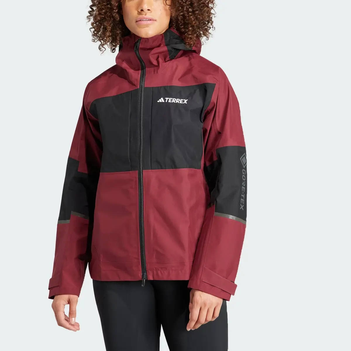 Adidas Terrex XPLORIC GORE-TEX Rain Jacket. 1