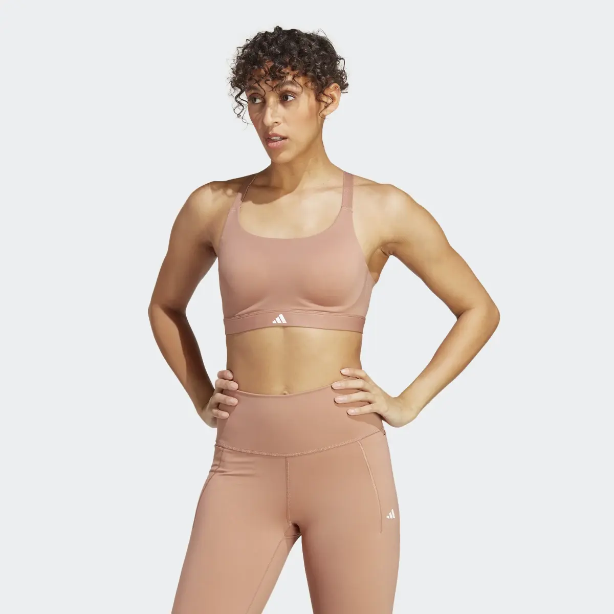 Adidas TLRD Impact Luxe Training High-Support Bra. 2