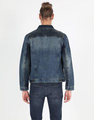 020 Mıce Regular Fit Jean Erkek Jean Ceket
