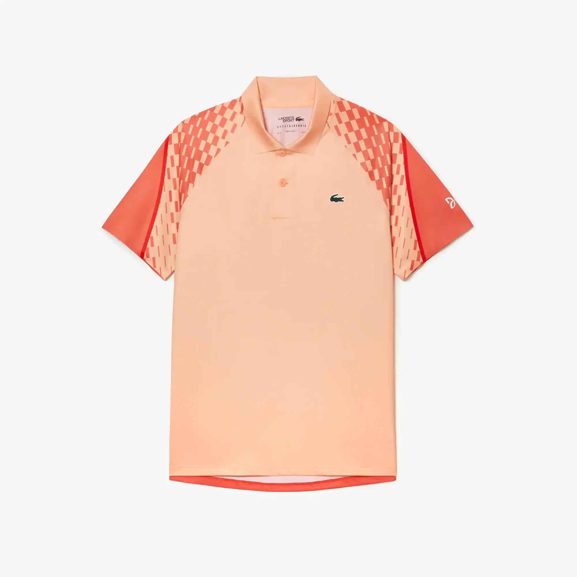 Lacoste Men’s Lacoste Tennis x Novak Djokovic Multicolor Polo. 2 Lacoste Men’s Lacoste Tennis x Novak Djokovic Multicolor Polo. 2