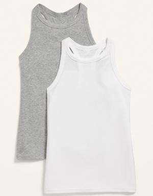 Old Navy UltraLite Rib-Knit Racerback Tank Top 2-Pack for Women multi