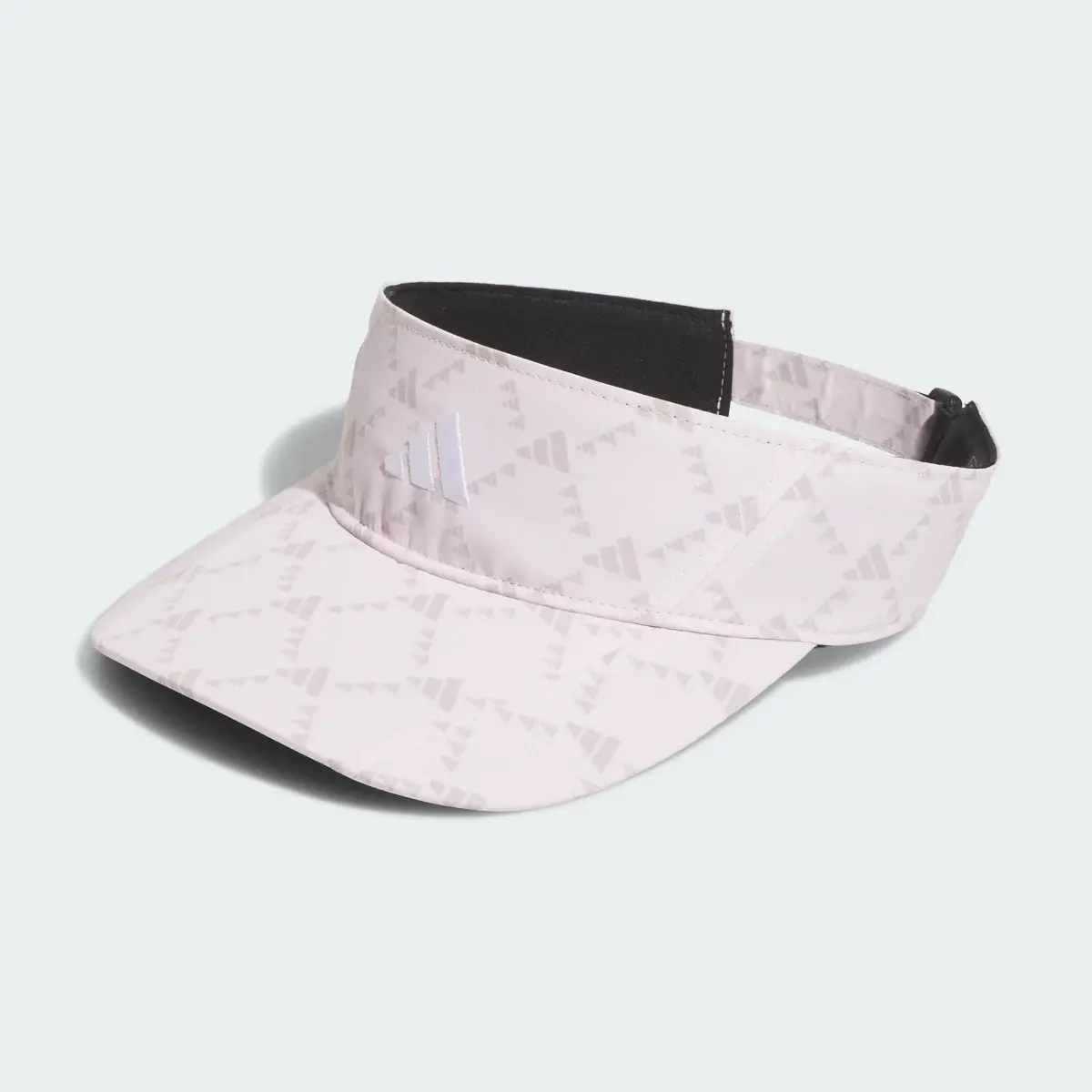 Adidas Monogram Print Fairway Golf Visor. 2