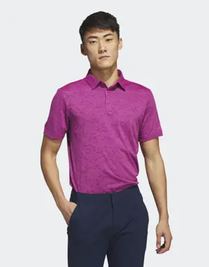 Textured Jacquard Golf Polo Shirt