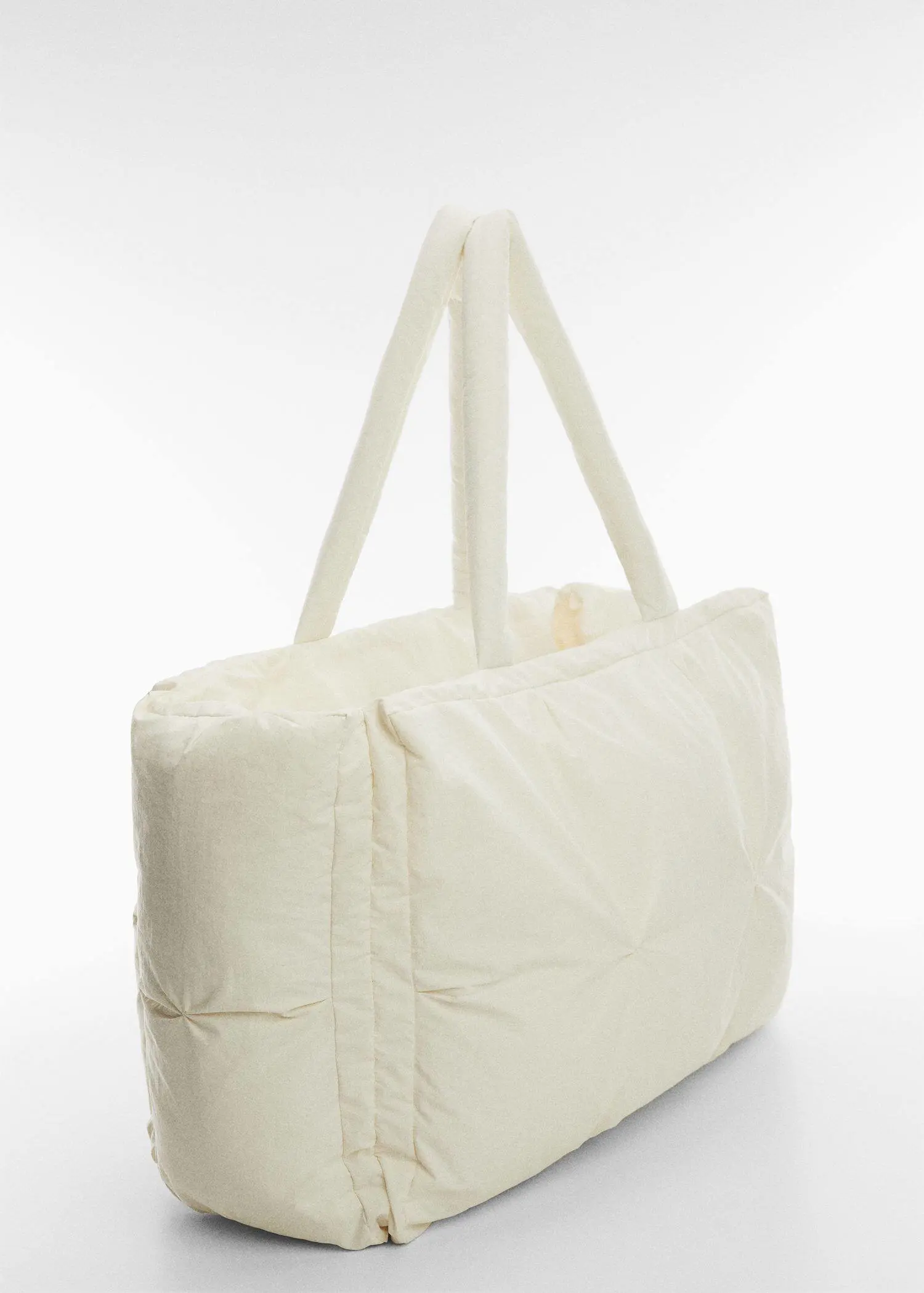 Mango Quilted shopper bag. 3